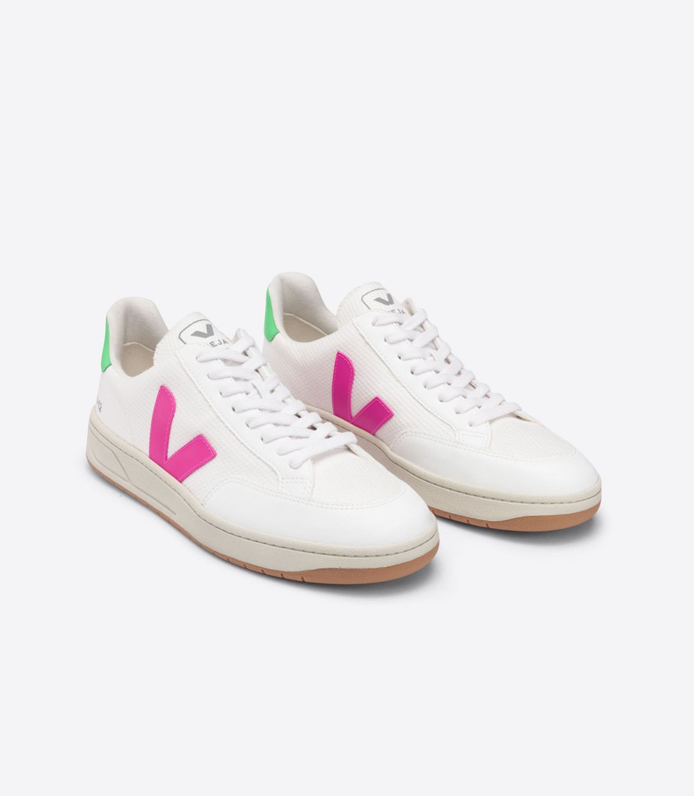 Tenis Veja Mujer - V-12 B-Mesh - Blancos - 680RLSJHD